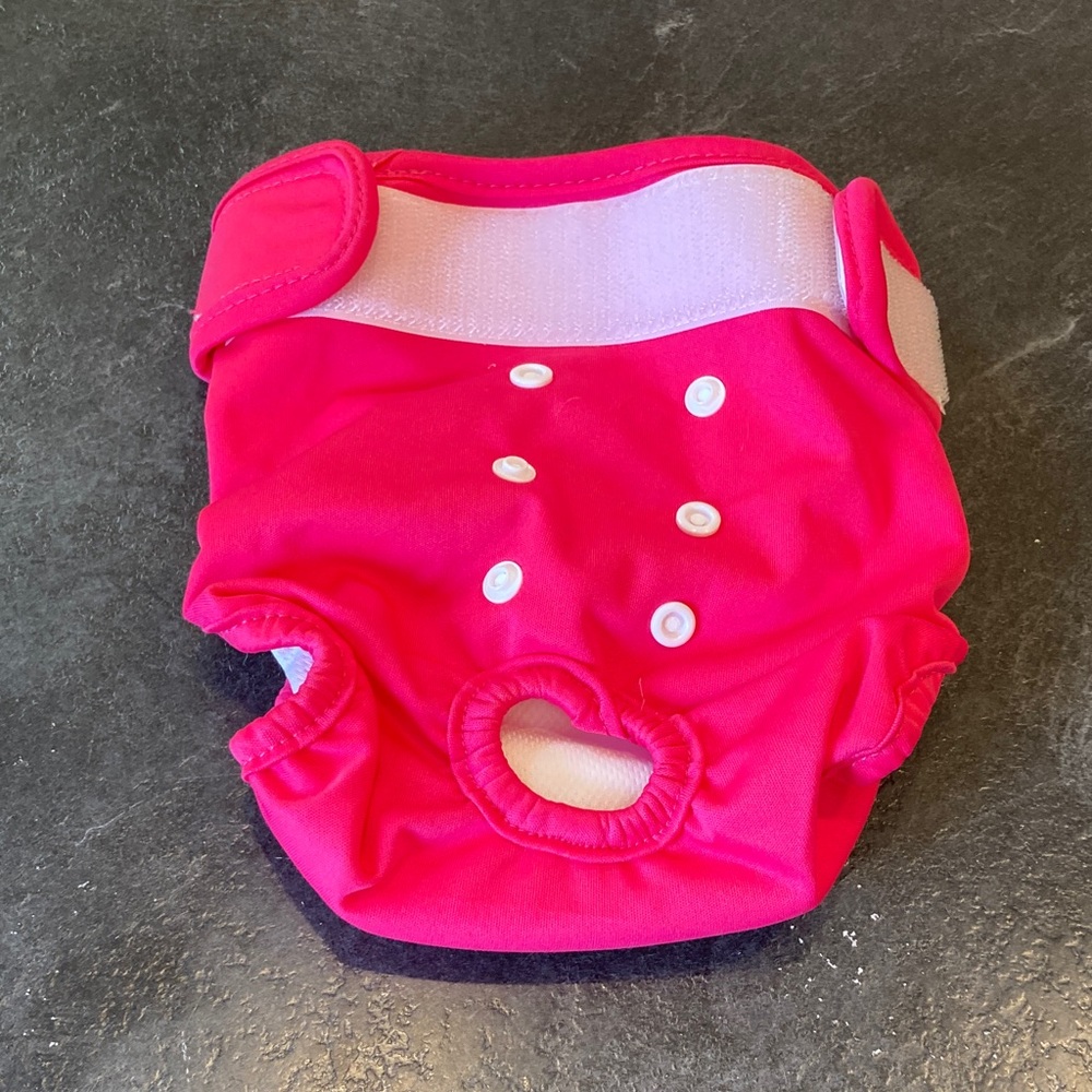 Wegreeco pink cloth diaper cover - size M